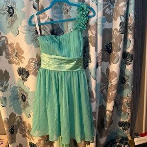 One shoulder bridesmaid dress